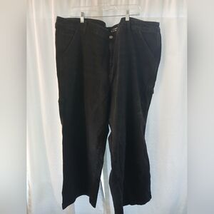 Torrid Womens Black High Rise Carpenter Classic Denim 26R Pants